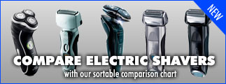 electric shaver comparison chart